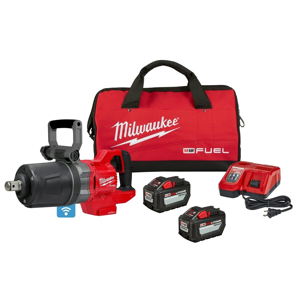 Milwaukee 2868-22HD M18 FUEL 1" D-Handle ONE-KEY High Torque Impact Wrench 12.0Ah Kit