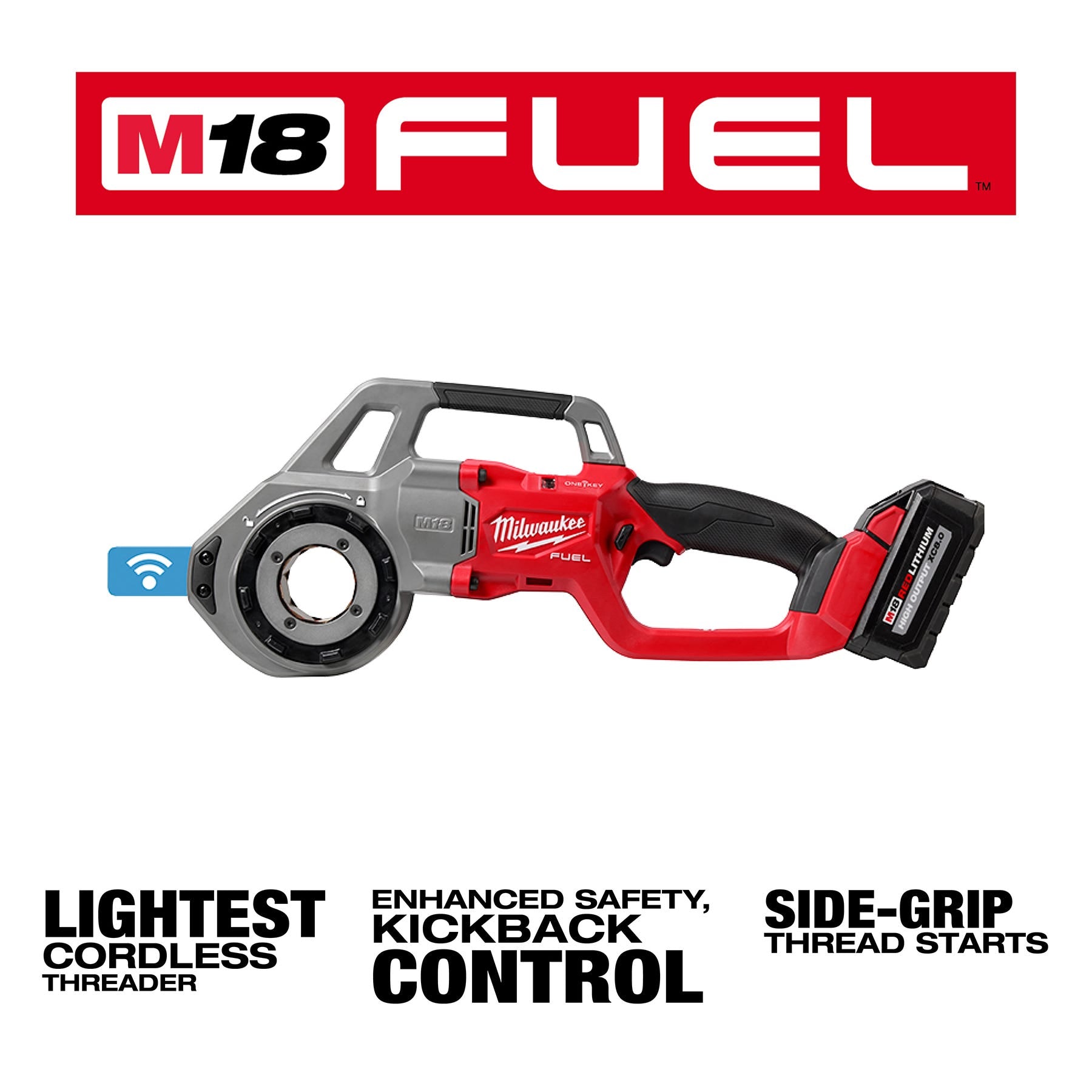 Milwaukee 2870-22 M18 FUEL Compact Pipe Threader