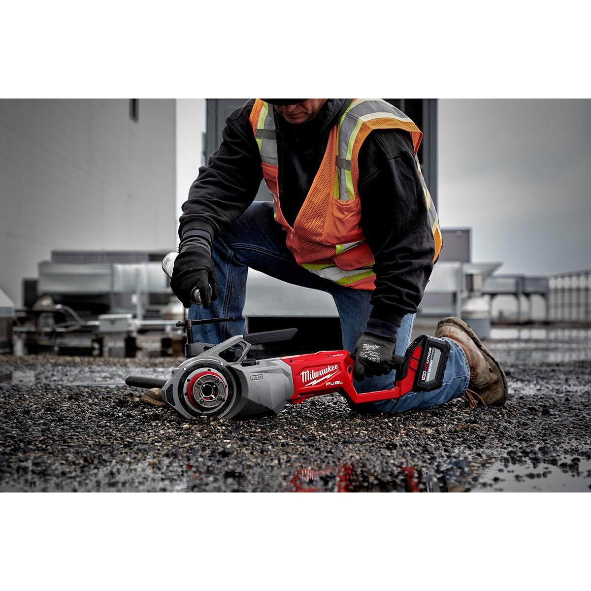 Milwaukee 2874-22HD M18 FUEL Pipe Threader w/ One-Key 12.0Ah Kit