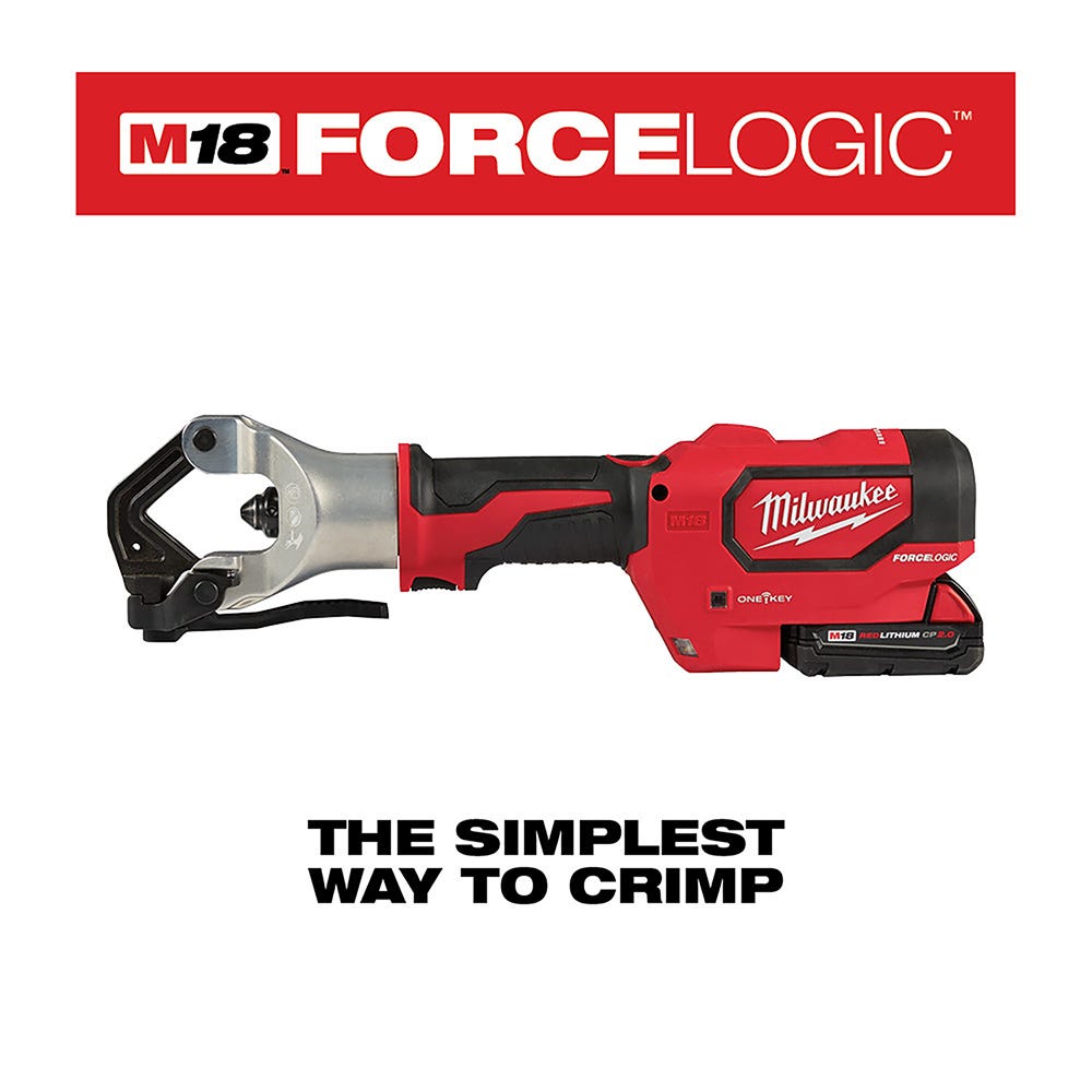 Milwaukee 2877-22 M18 FORCE LOGIC 750 MCM Dieless Crimper 2.0Ah Kit