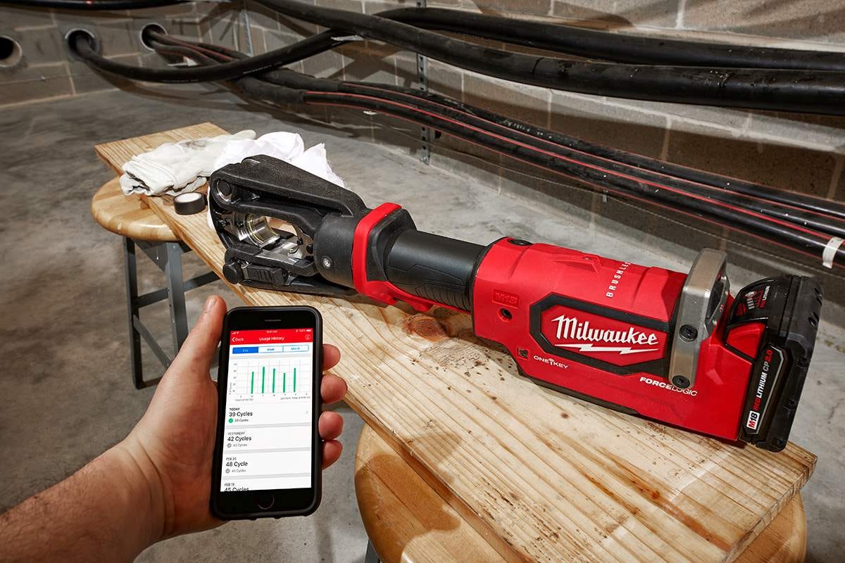 Milwaukee 2879-20 M18 FORCE LOGIC 15-Ton Crimper, Tool Only
