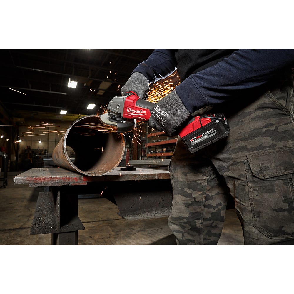 Milwaukee 2880-20 M18 FUEL 4-1/2" / 5" Grinder No-Lock Paddle Switch, Tool Only