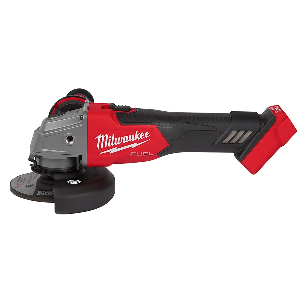 Milwaukee 2881-20 M18 FUEL 4-1/2" / 5" Grinder Lock-On Slide Switch, Tool Only