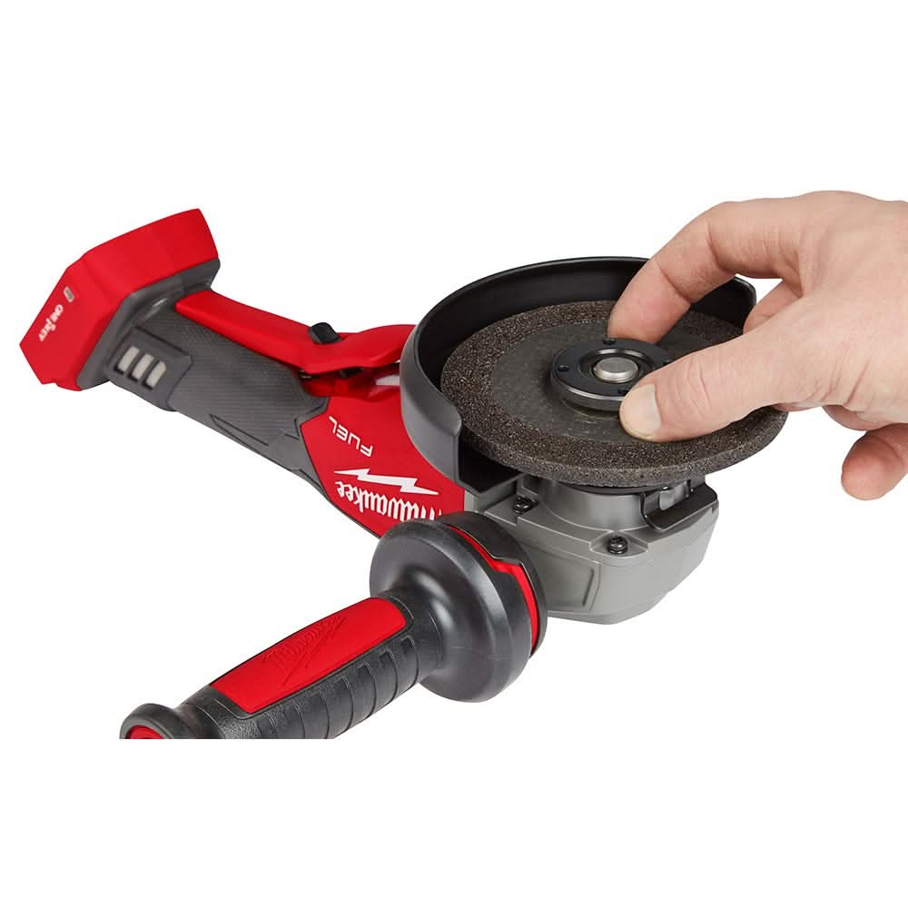 Milwaukee 2882-22 M18 FUEL 4-1/2" / 5" Braking Grinder w/ ONE-KEY Paddle Switch, No-Lock Kit
