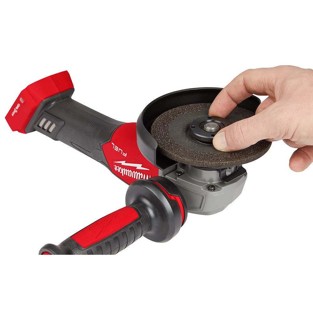 Milwaukee 2883-22 M18 FUEL 4-1/2" / 5" Braking Grinder w/ ONE-KEY Slide Switch, Lock-On Kit