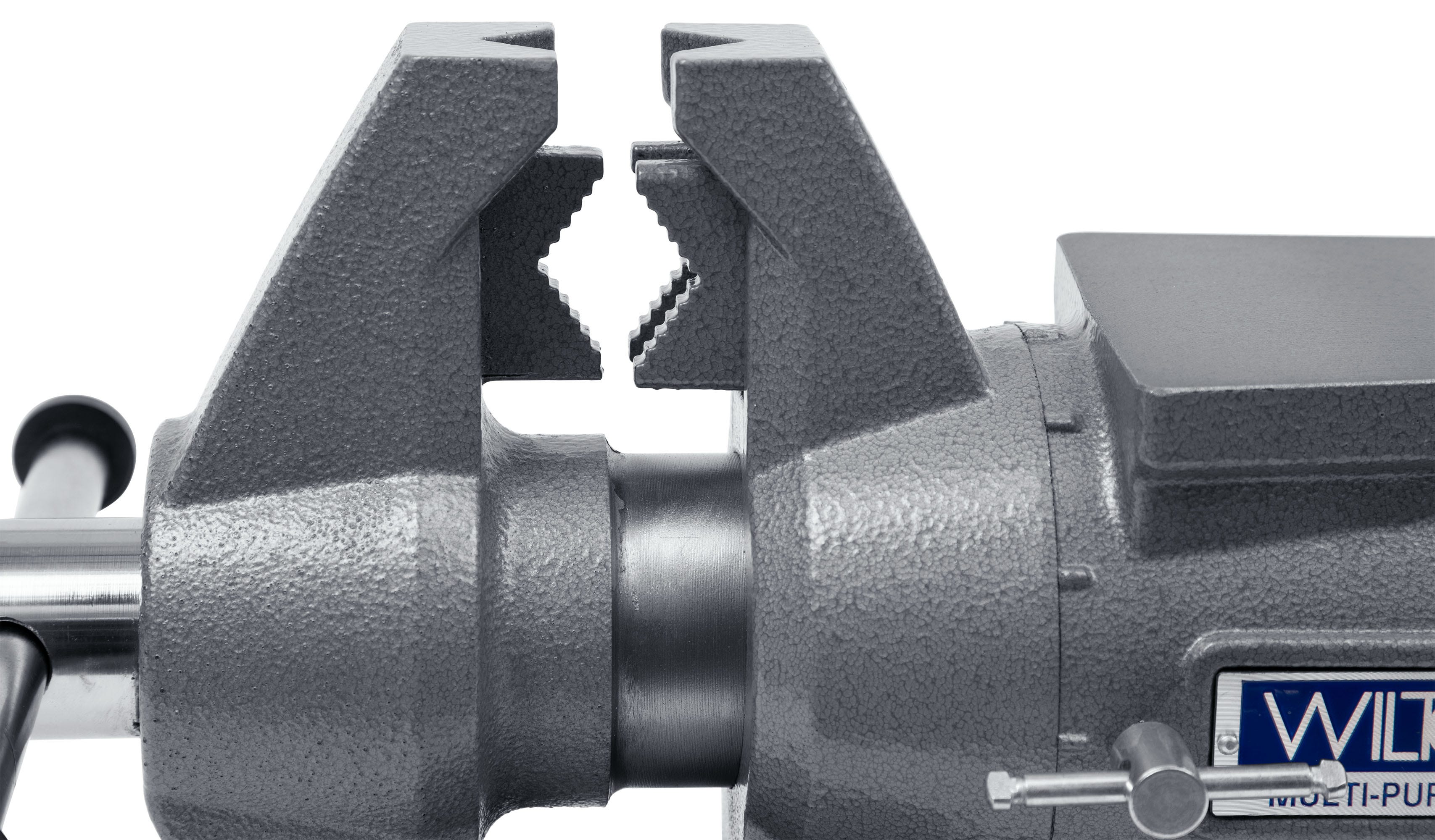Wilton 28845 Multi-Purpose Bench Vise, 6-1/2-Inch Jaw Width, 360-Degree Rotating Head & Base