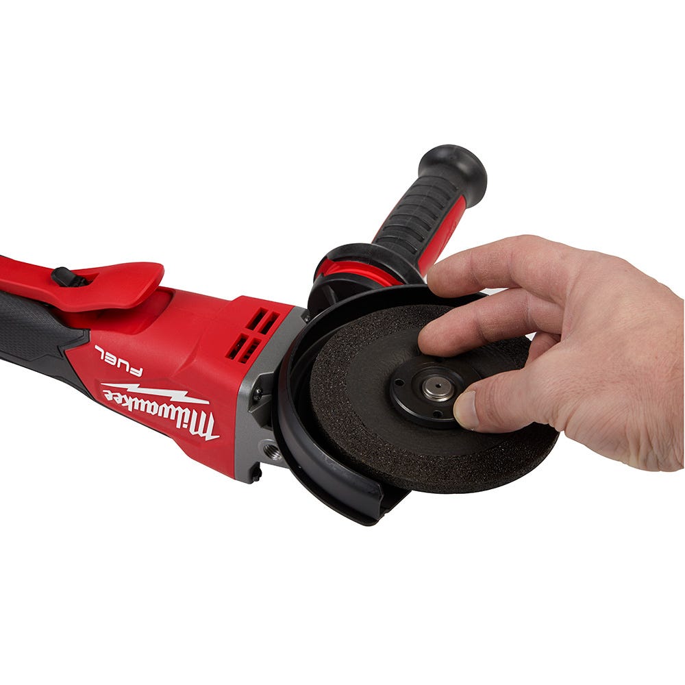 Milwaukee 2886-20 M18 FUEL 5-in Flathead Braking Grinder, Paddle Switch No-Lock , Tool Only