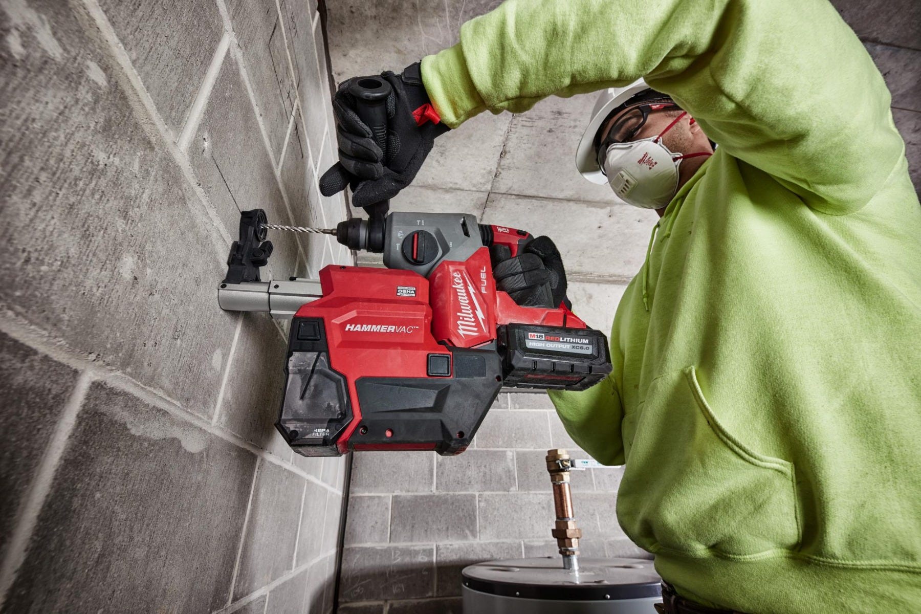 Milwaukee 2912-22 M18 FUEL 1" SDS Plus Rotary Hammer 6.0Ah Kit