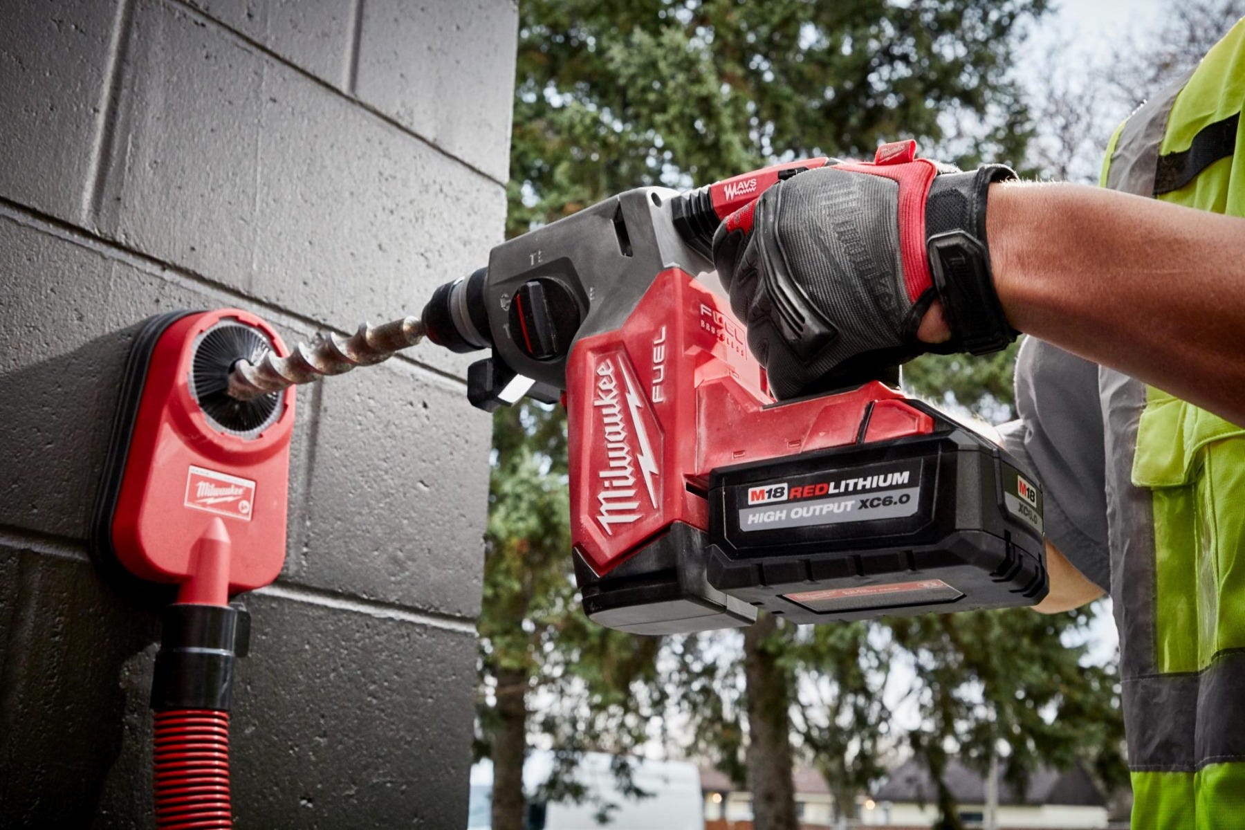 Milwaukee 2912-20 M18 FUEL 1" SDS Plus Rotary Hammer, Tool Only