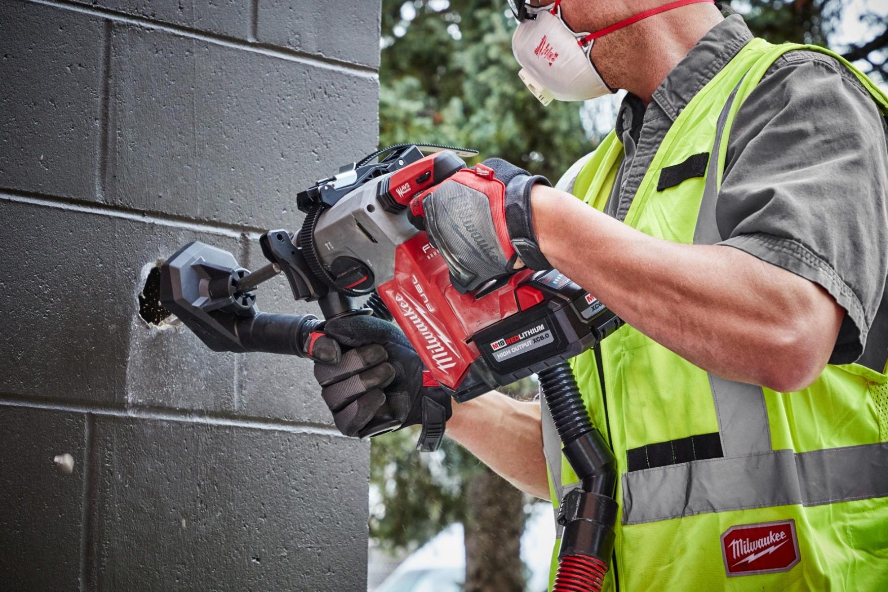 Milwaukee 2912-20 M18 FUEL 1" SDS Plus Rotary Hammer, Tool Only