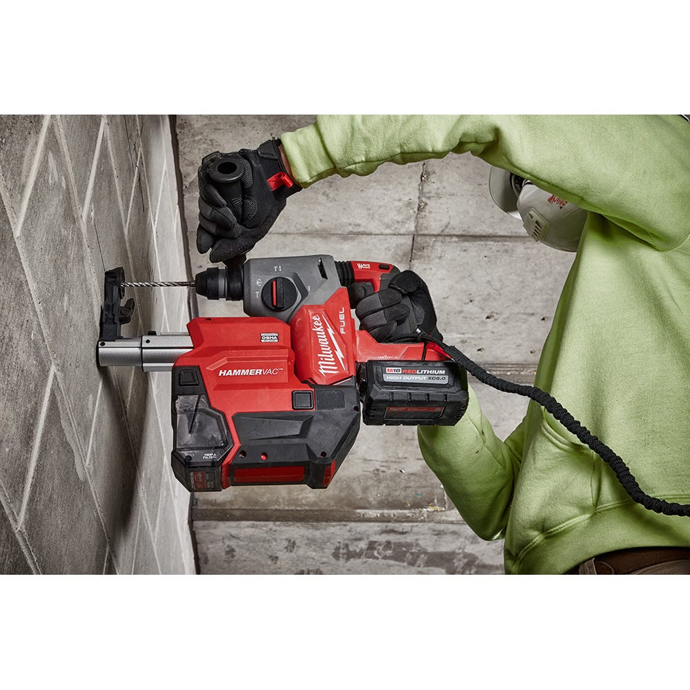 Milwaukee 2914-22DE M18 FUEL 1" SDS Plus Rotary Hammer w/ ONE-KEY Dust Extractor Kit