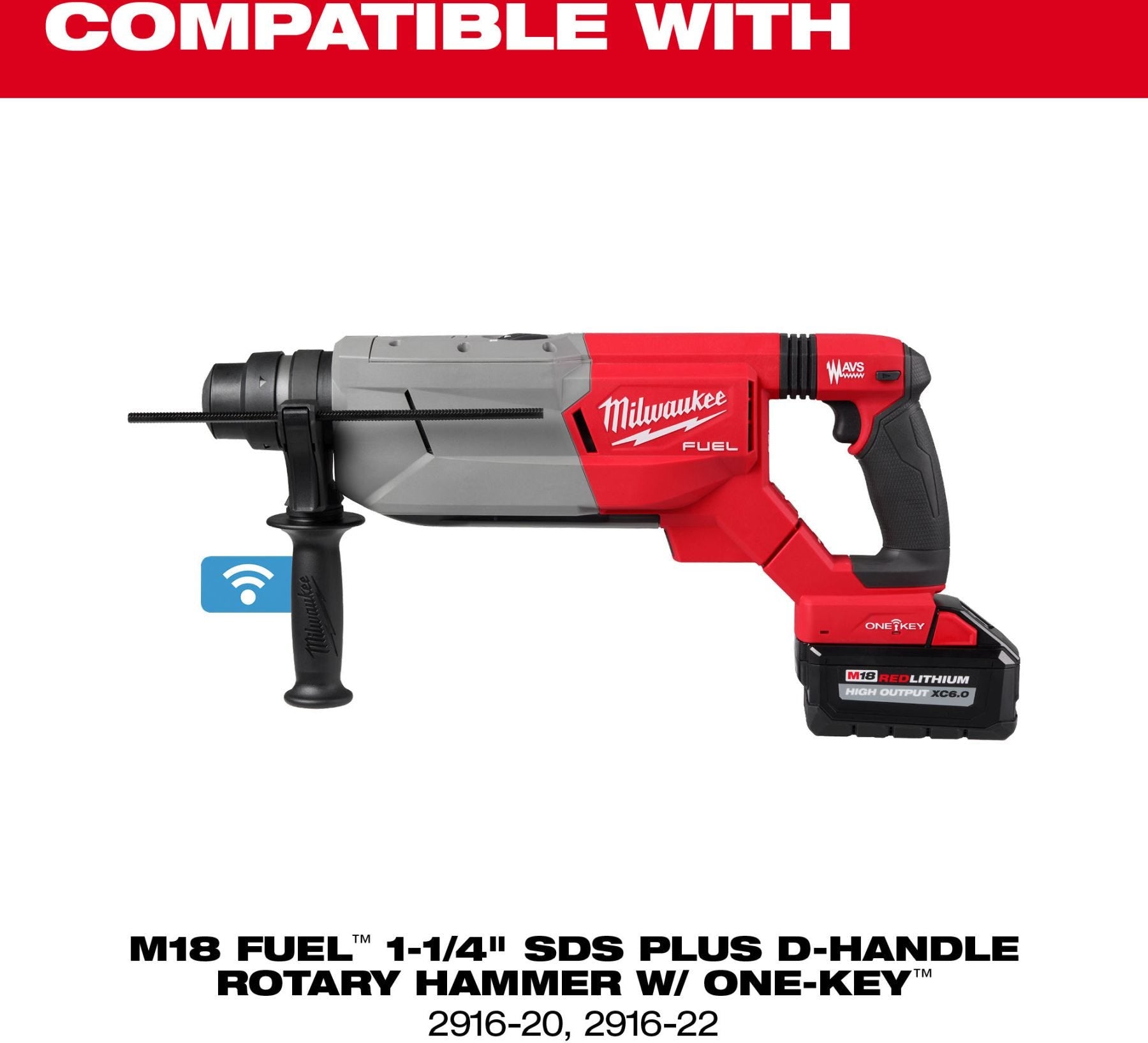 Milwaukee 2916-DE M18 FUEL HAMMERVAC 1-1/4" Dedicated Dust Extractor