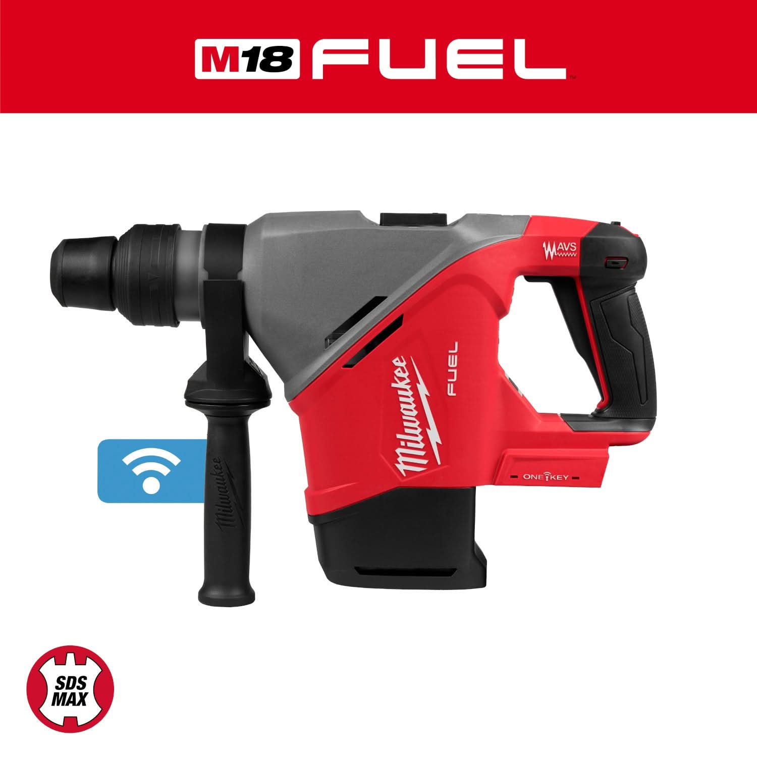 Milwaukee 2917-20 M18 FUEL 1-9/16-in. SDS Max Rotary Hammer w/ ONE