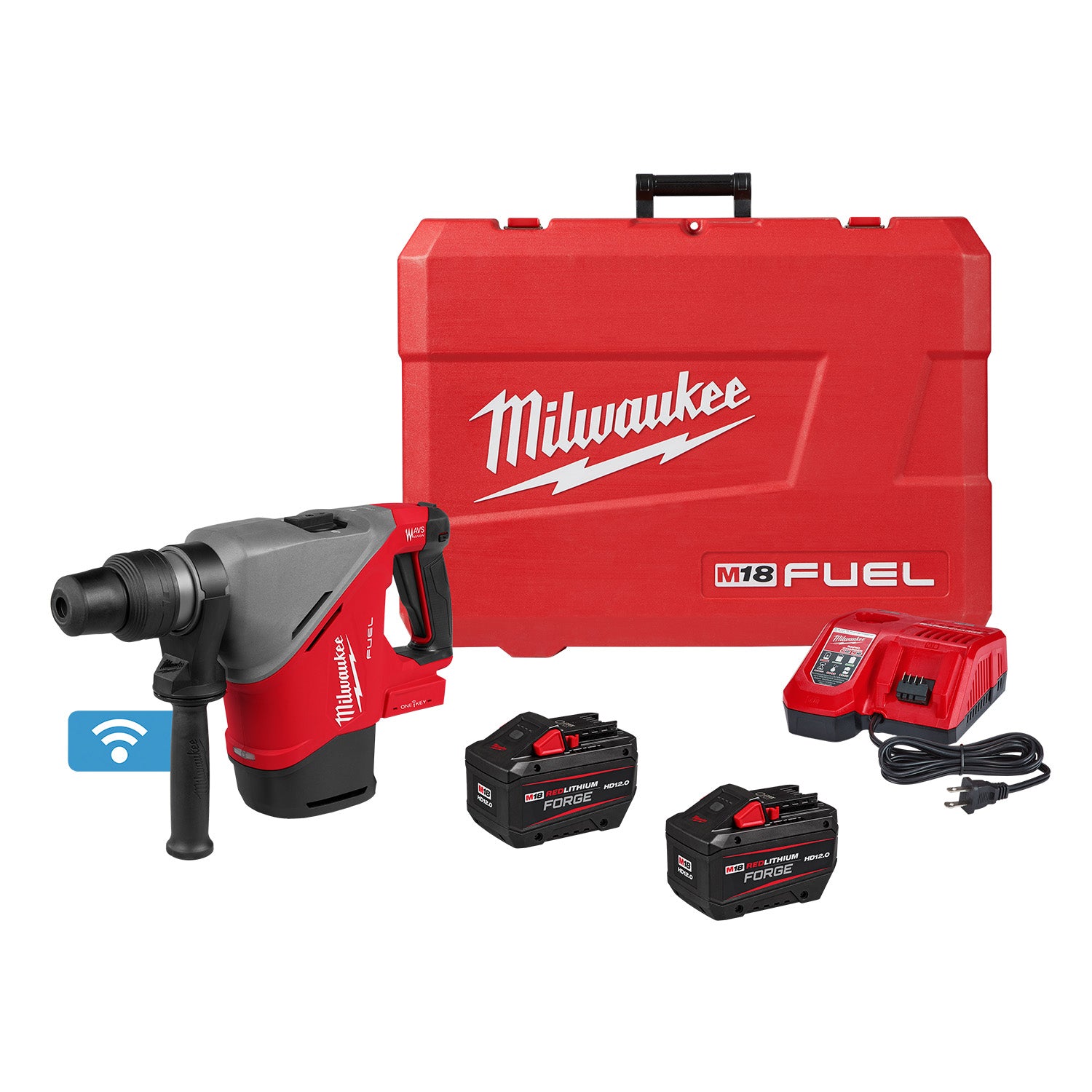 Milwaukee 2917-22HD M18 FUEL 1-9/16-in. SDS Max Rotary Hammer Kit w/ ONE KEY