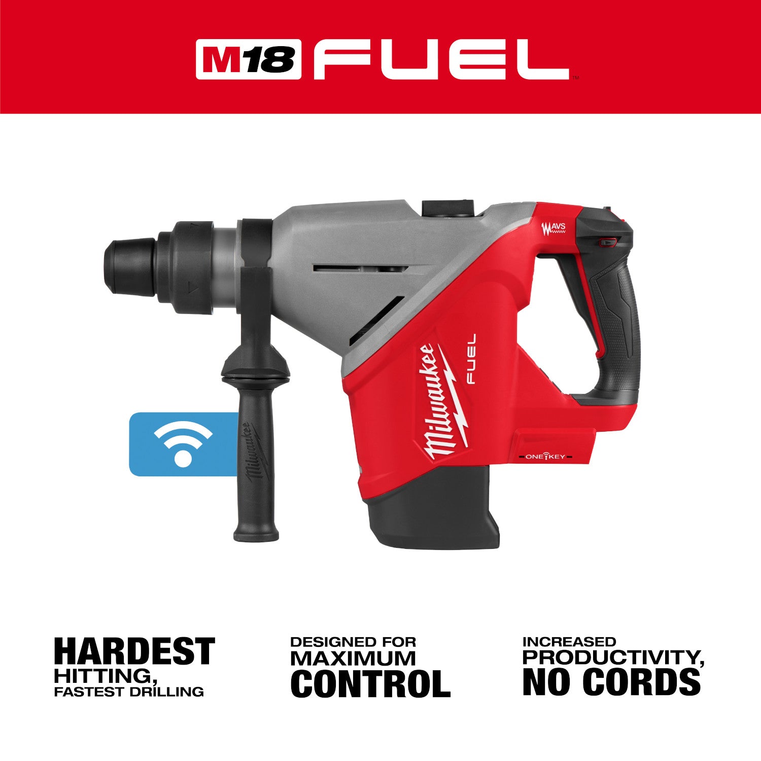 miページ Milwaukee 2918-20 M18 FUEL 1-3/4-in. SDS MAX Rotary Hammer w/ ONE