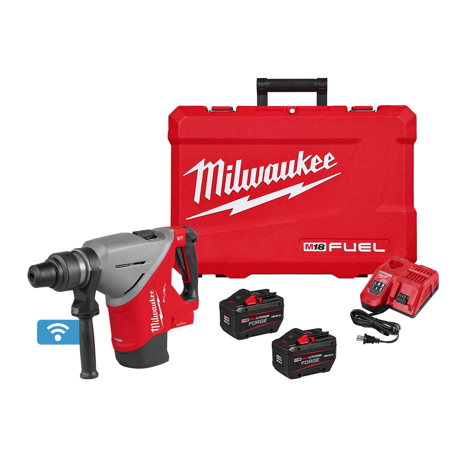Milwaukee 2918-22HD M18 FUEL 1-3/4-in. SDS MAX Rotary Hammer Kit w/ ONE-KEY