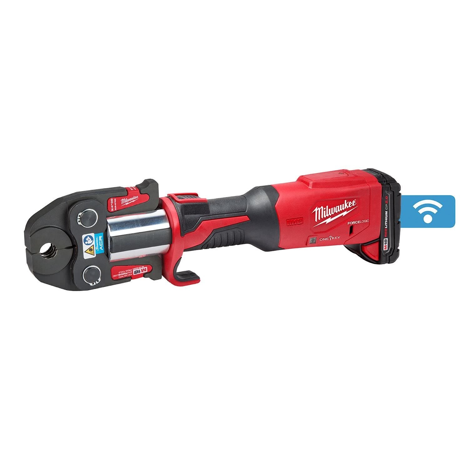Milwaukee 2922-22M M18 FORCE LOGIC Press Tool with ONE-KEY 2.0Ah Kit