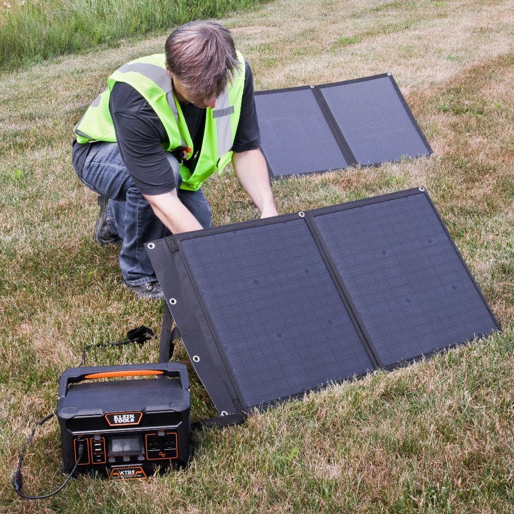 Klein 29250 Portable 60-Watt Solar Panel