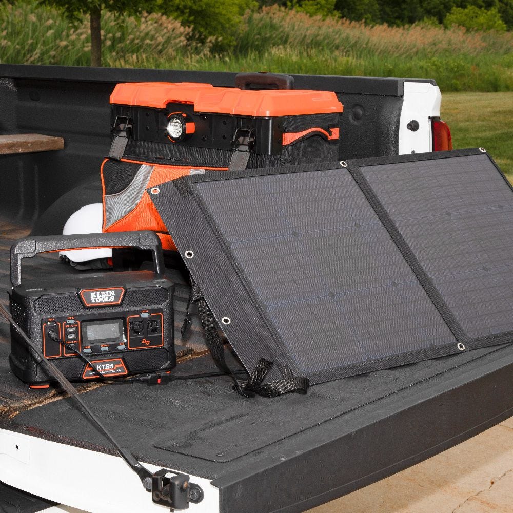 Klein 29250 Portable 60-Watt Solar Panel