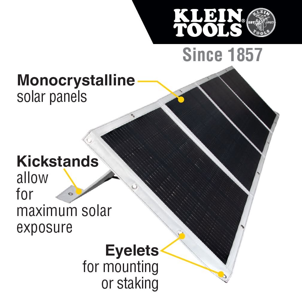 Klein Tools 29251 200W Portable Solar Panel