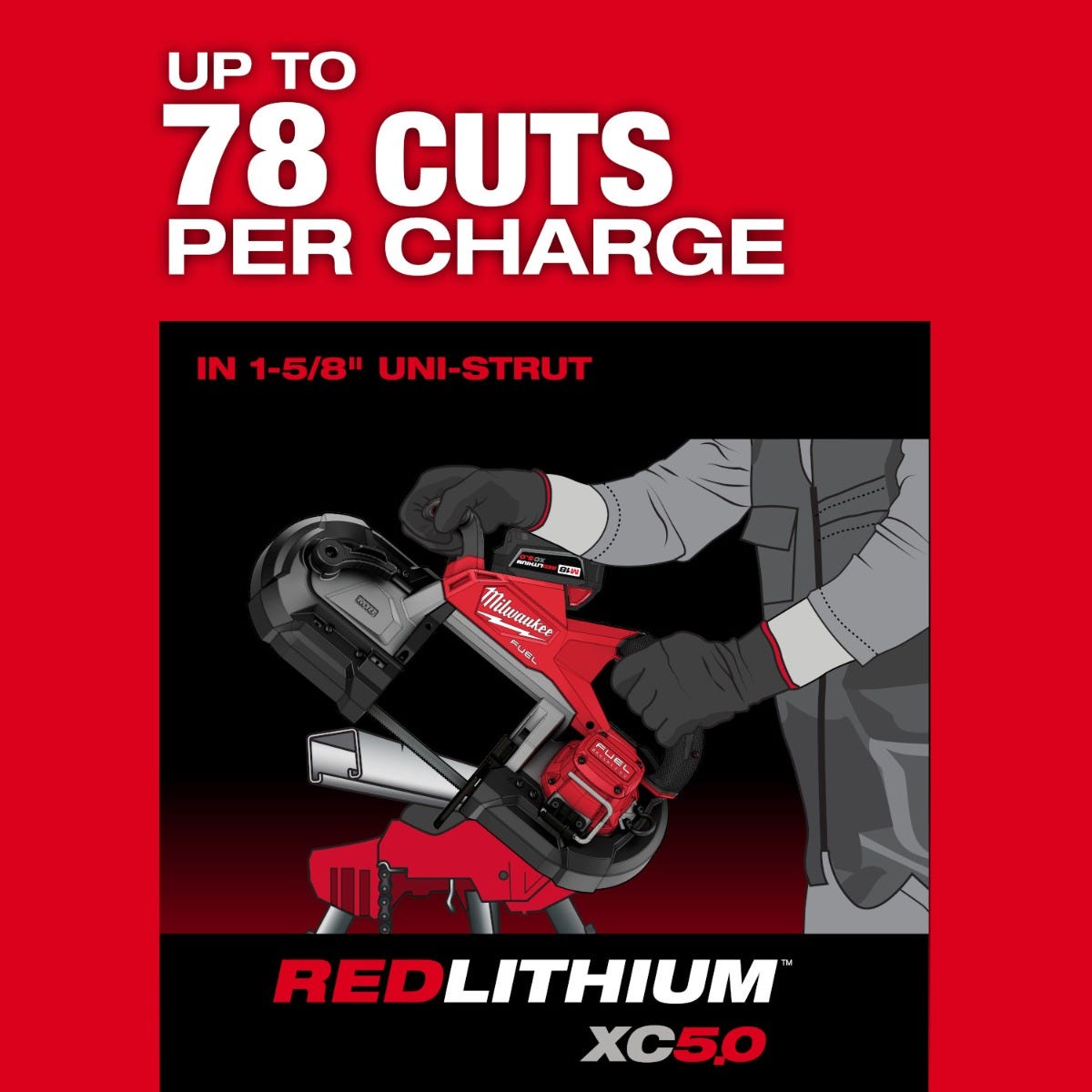 Milwaukee 2929-20 M18 FUEL 18V Deep Cut Brushless Band Saw, Tool Only