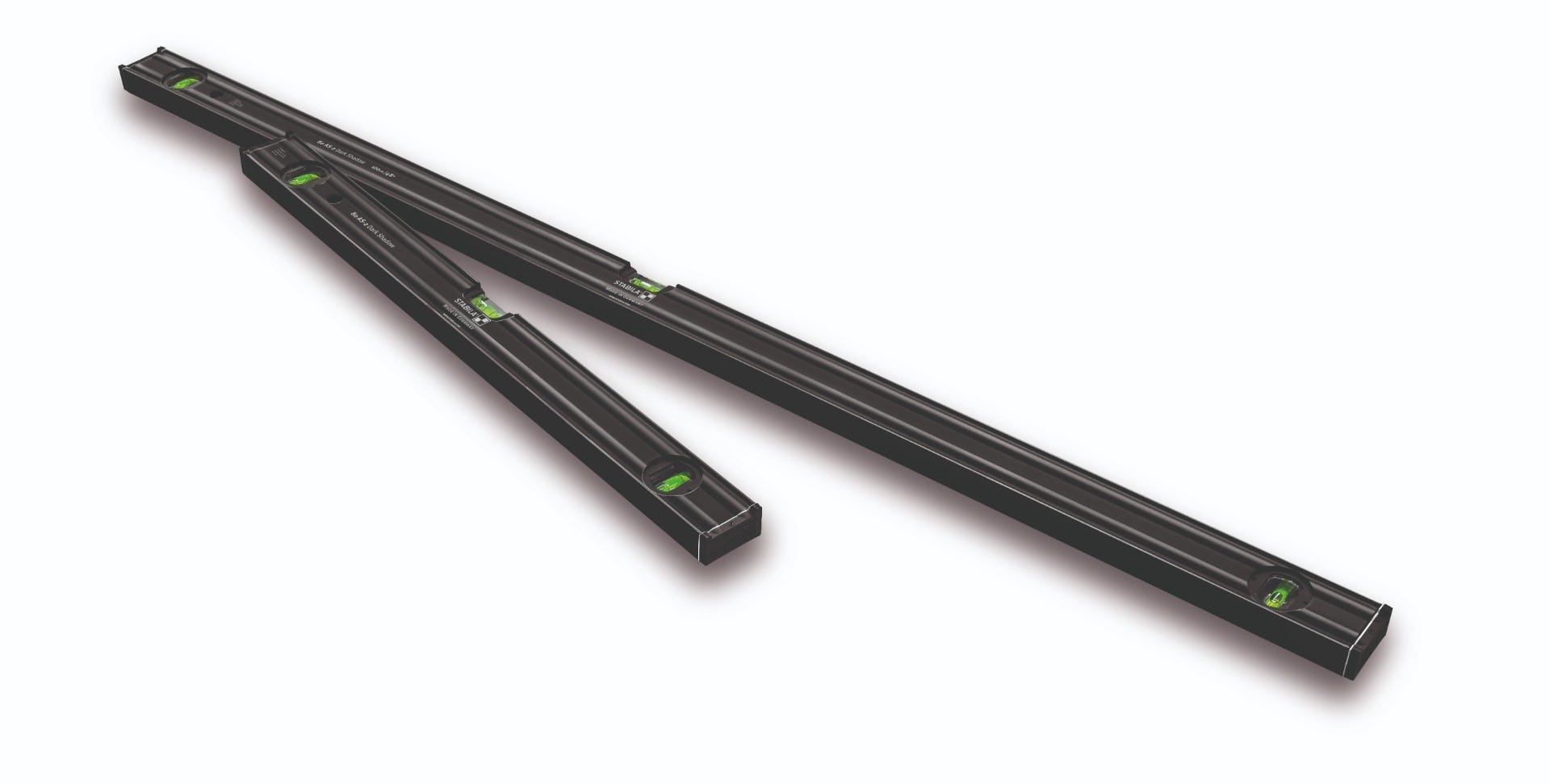 Stabila 29300 2-Piece Dark Shadow Type 80AS-2 24 in. / 48 in. Level Set