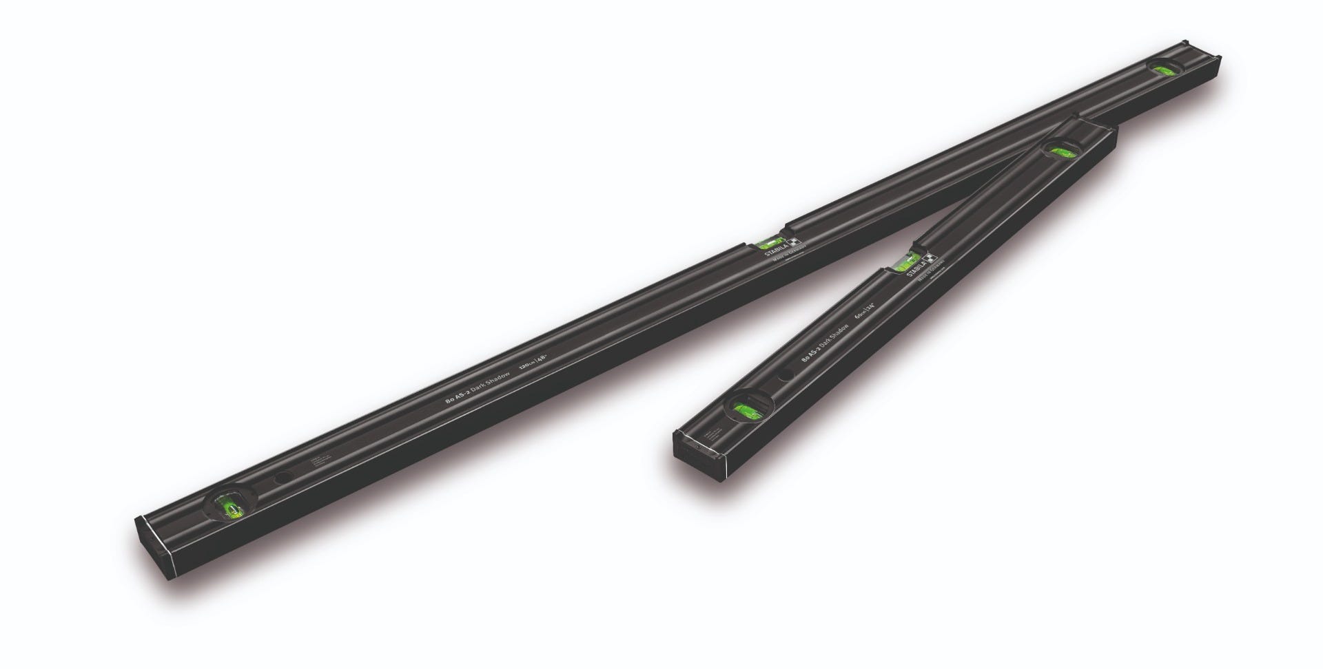 Stabila 29300 2-Piece Dark Shadow Type 80AS-2 24 in. / 48 in. Level Set
