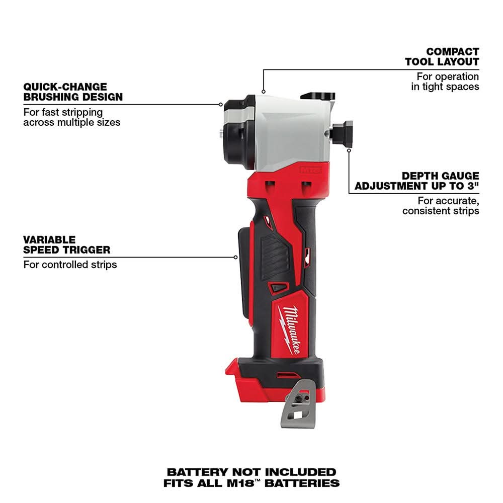 Milwaukee 2935-20 M18 Cable Stripper, Tool-Only