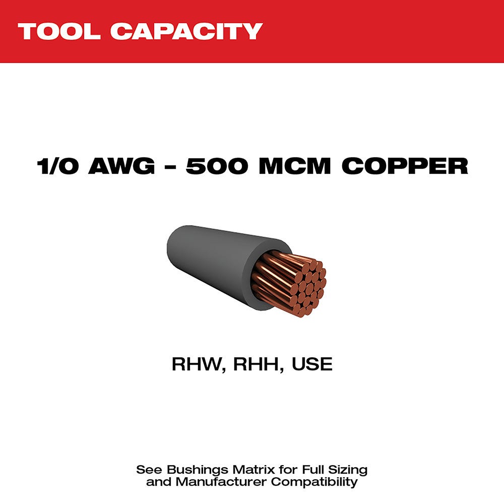 Milwaukee 2935X-21 M18 Cable Stripper 1.5Ah Kit for Copper RHW / RHH / USE