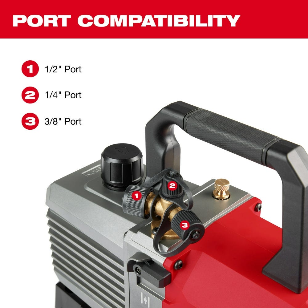 Milwaukee 2941-21 M18 FUEL 5-CFM Vacuum Pump 8.0Ah Kit