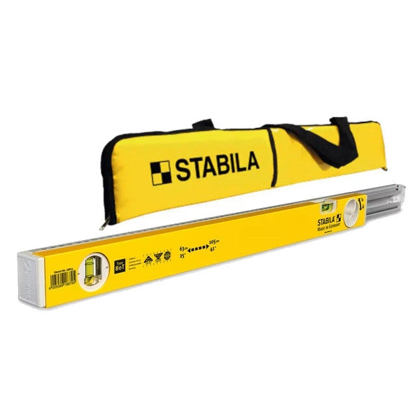Stabila 25" - 41" Type 80T Extendable Spirit Level w/ Nylon Carrying Case