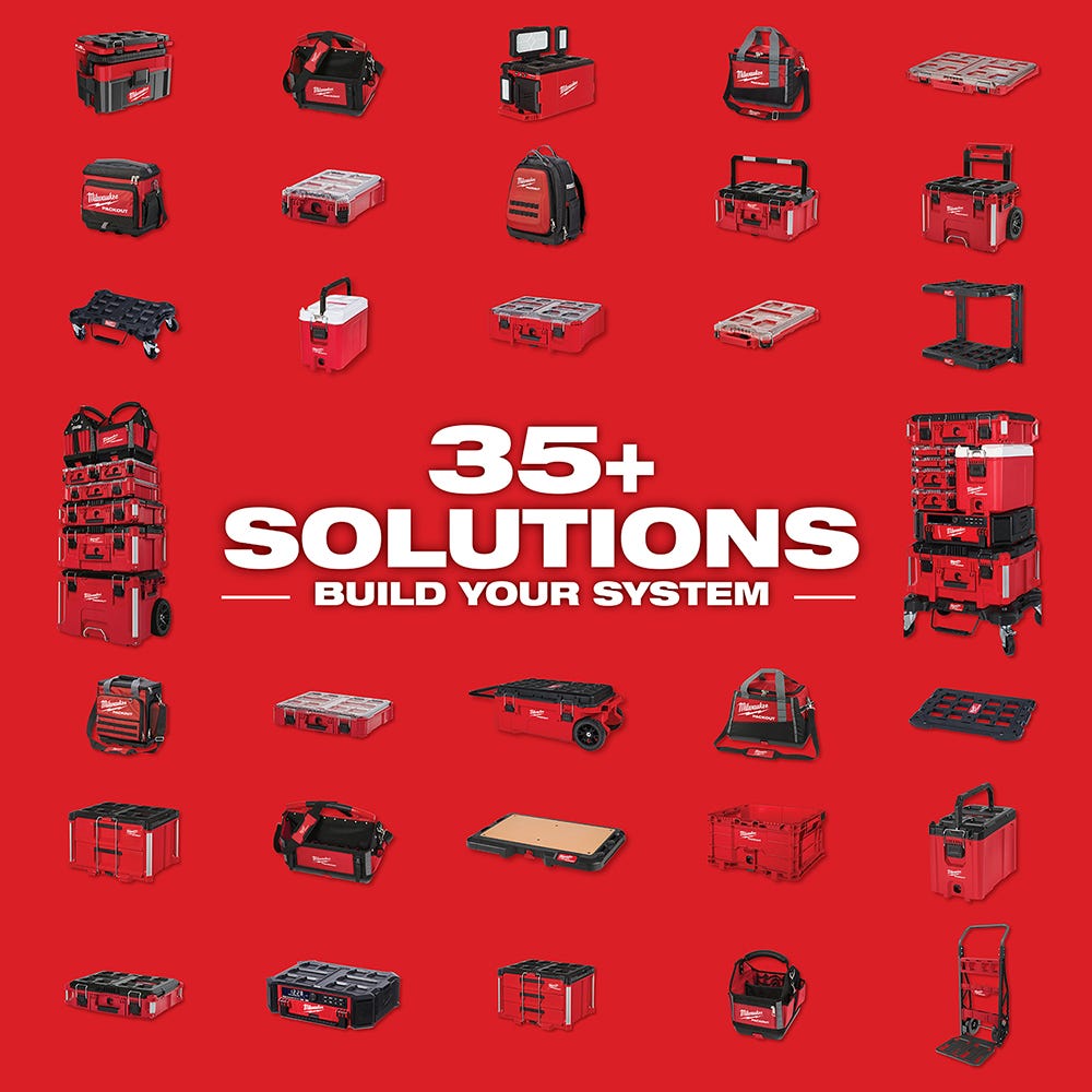 Milwaukee 2950-20 M18 PACKOUT 10-Speaker Bluetooth Jobsite Radio + Charger