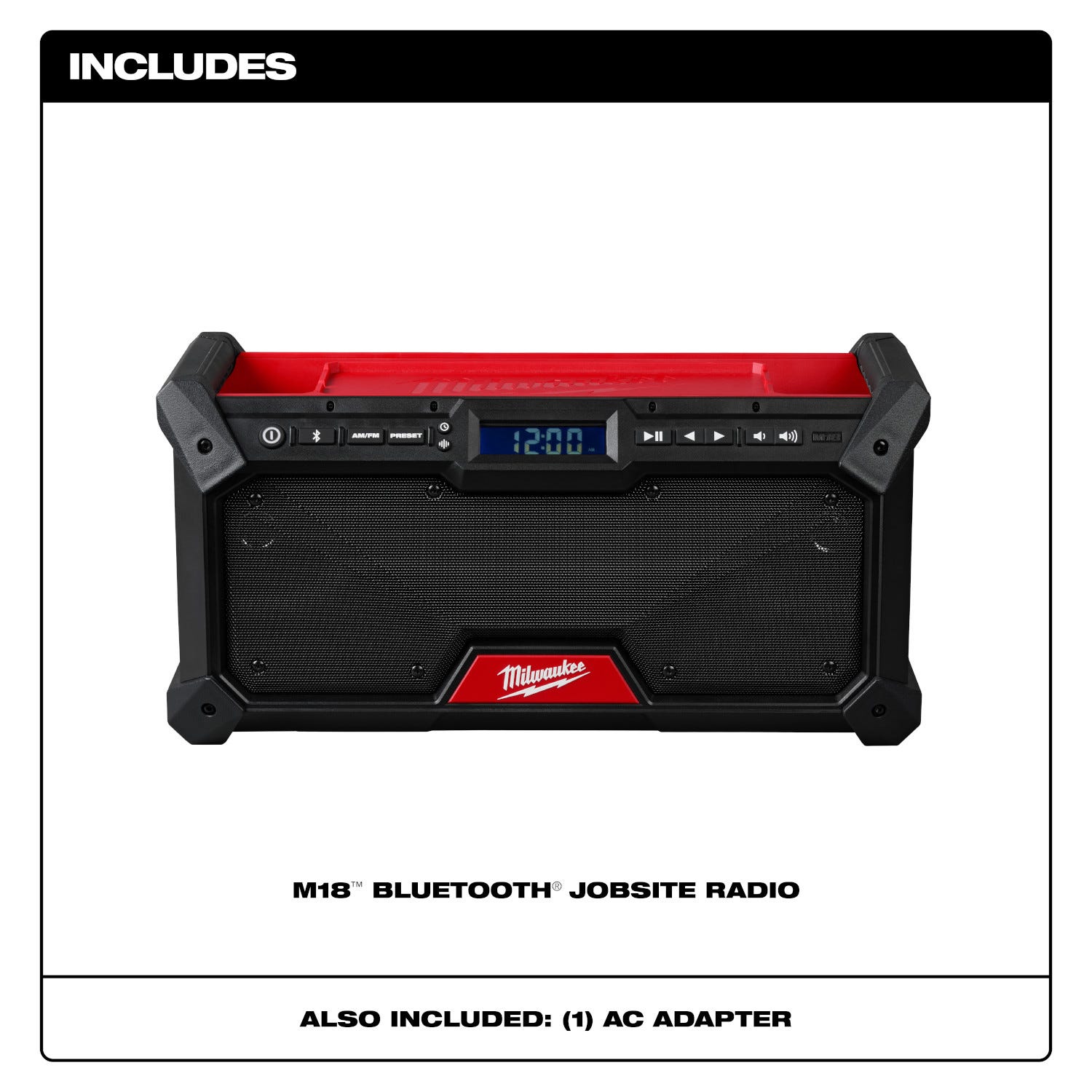 Milwaukee 2952-20 M18 Bluetooth Jobsite Radio