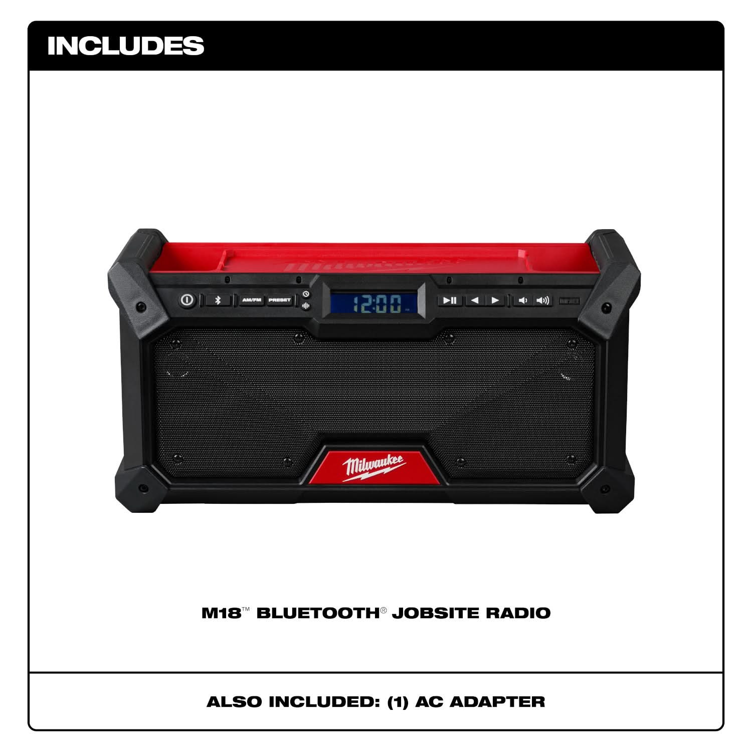 Bluetoothユニット 本体 Milwaukee M18 Bluetooth Jobsite Radio (PROMO) – Tool Nut