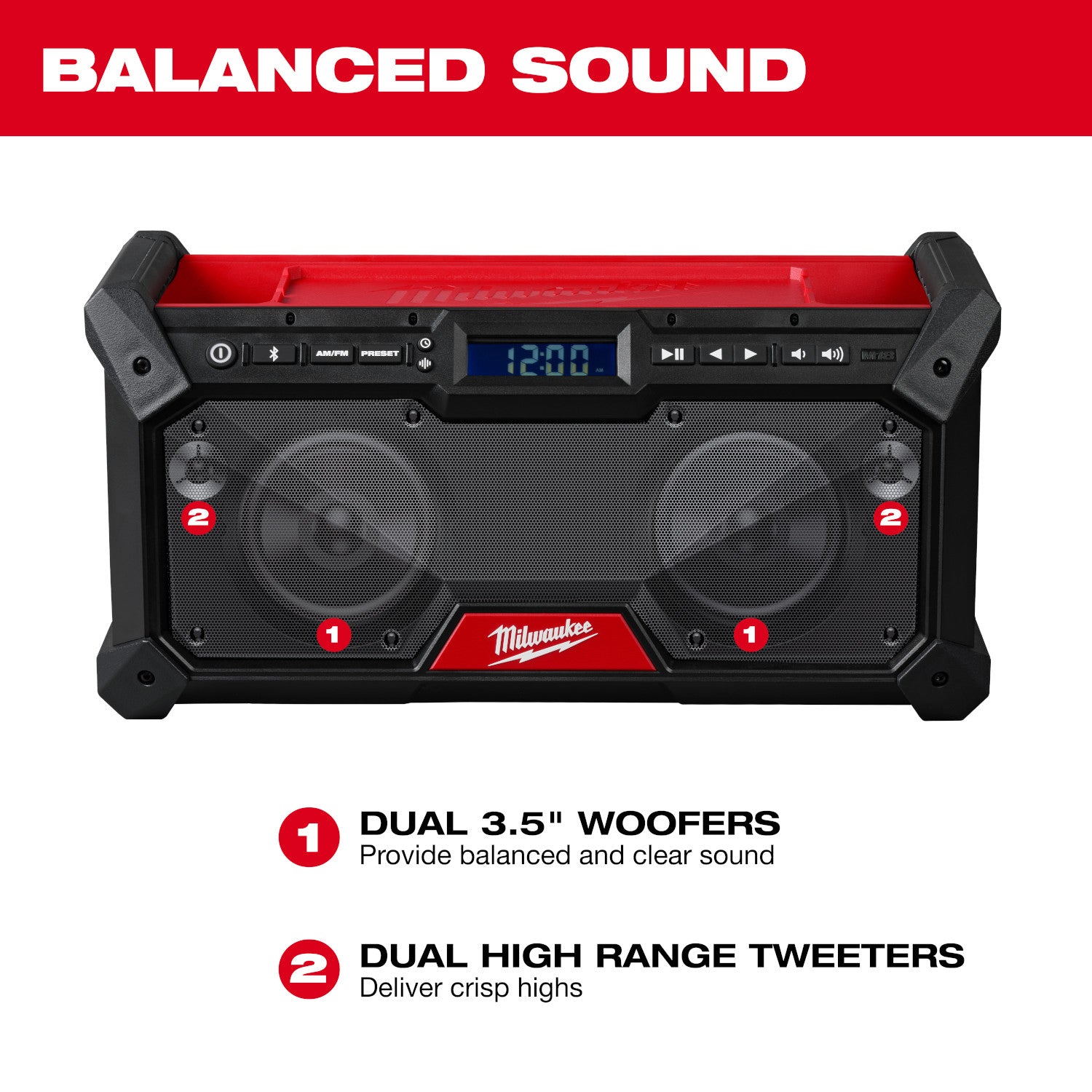 Milwaukee PROMO 2952-20 M18 Bluetooth Jobsite Radio (PROMO)