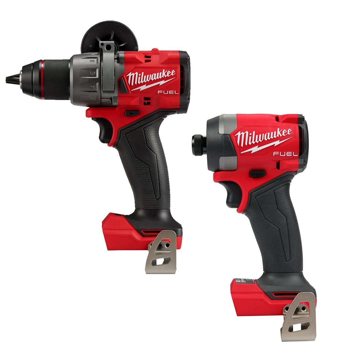 Milwaukee 2953-20 M18 FUEL Gen4 1/4-in. Hex Impact Driver, Tool Only with M18 FUEL Gen4 1/2-in. Drill/Driver, Tool Only