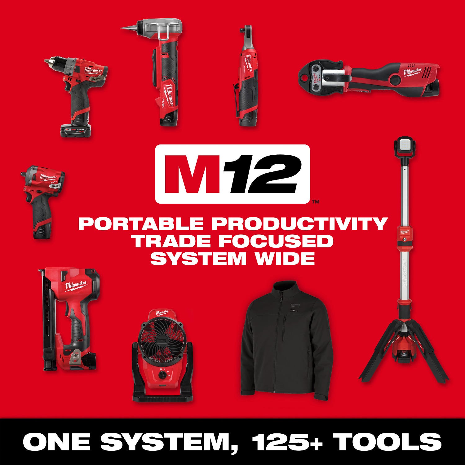Milwaukee 2955-20 M12 Bluetooth Jobsite Speaker w/ PACKOUT Compatibility