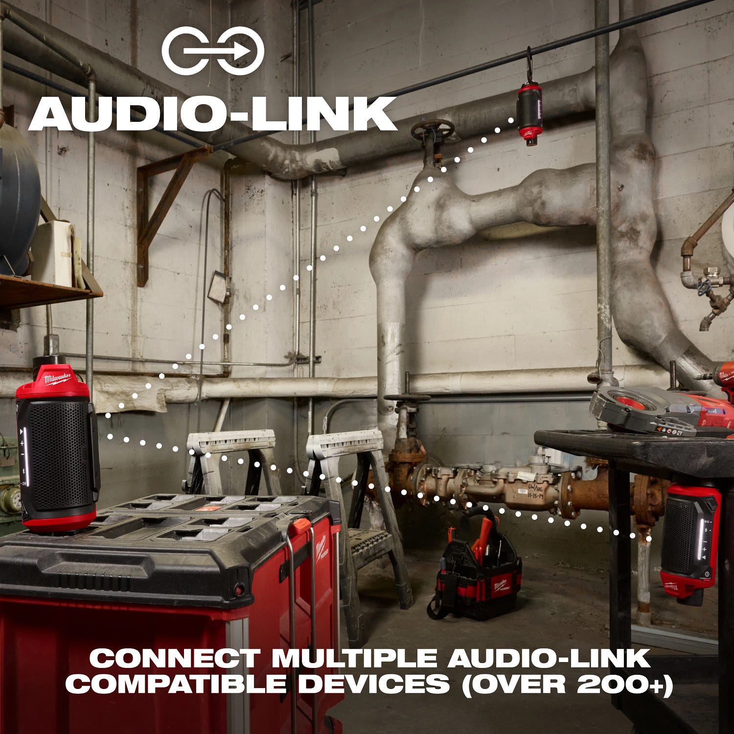 Milwaukee 2955-20 M12 Bluetooth Jobsite Speaker w/ PACKOUT Compatibility