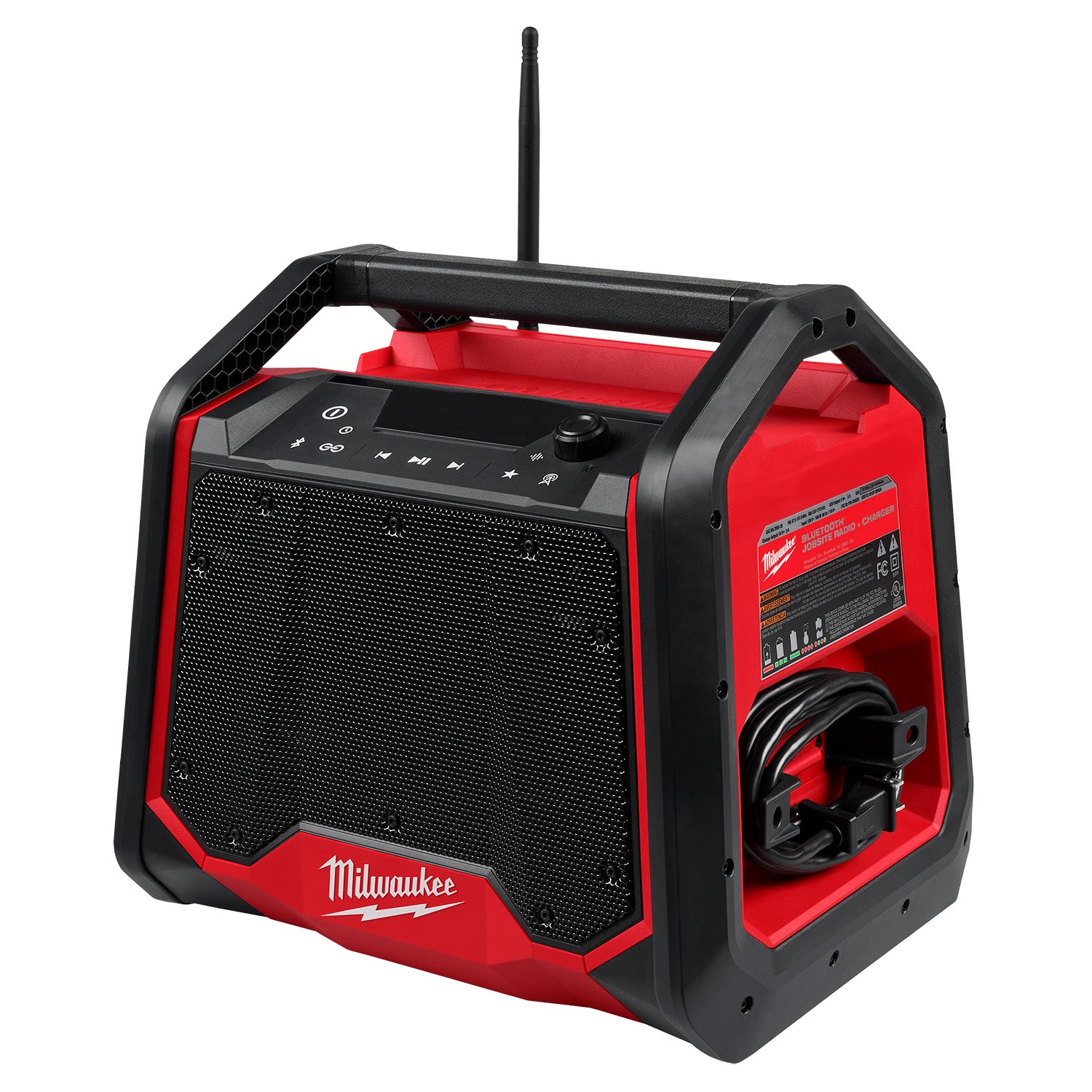 Milwaukee 2956-20 M18 Bluetooth PACKOUT Radio + Charger, Tool Only