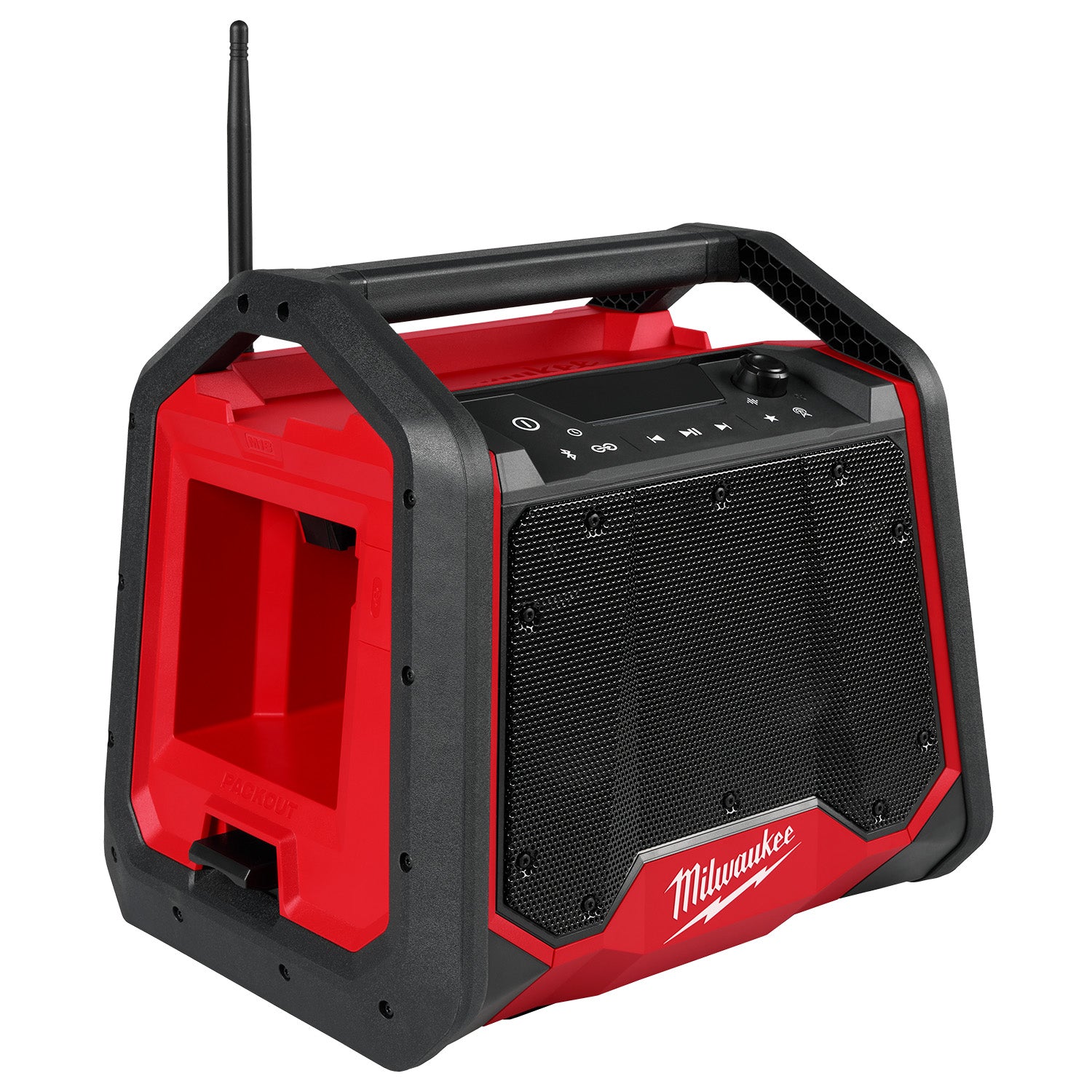 Milwaukee 2956-20 M18 Bluetooth PACKOUT Radio + Charger, Tool Only