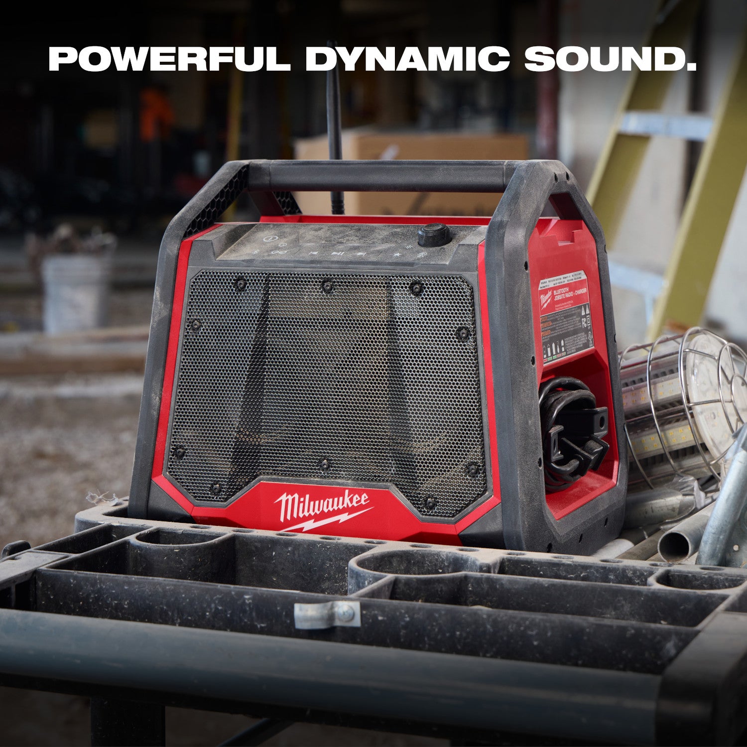 Milwaukee 2956-20 M18 Bluetooth PACKOUT Radio + Charger, Tool Only