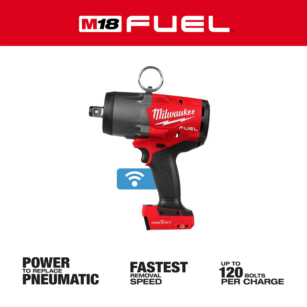 Milwaukee M18 FUEL 3/4-in. High Torque Impact Wrench w/ ONE-KEY, Tool Only (2964-20)