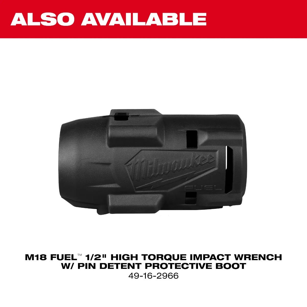Milwaukee 2966-20 M18 FUEL 1/2" High Torque Impact Wrench w/ Pin Detent, Tool Only