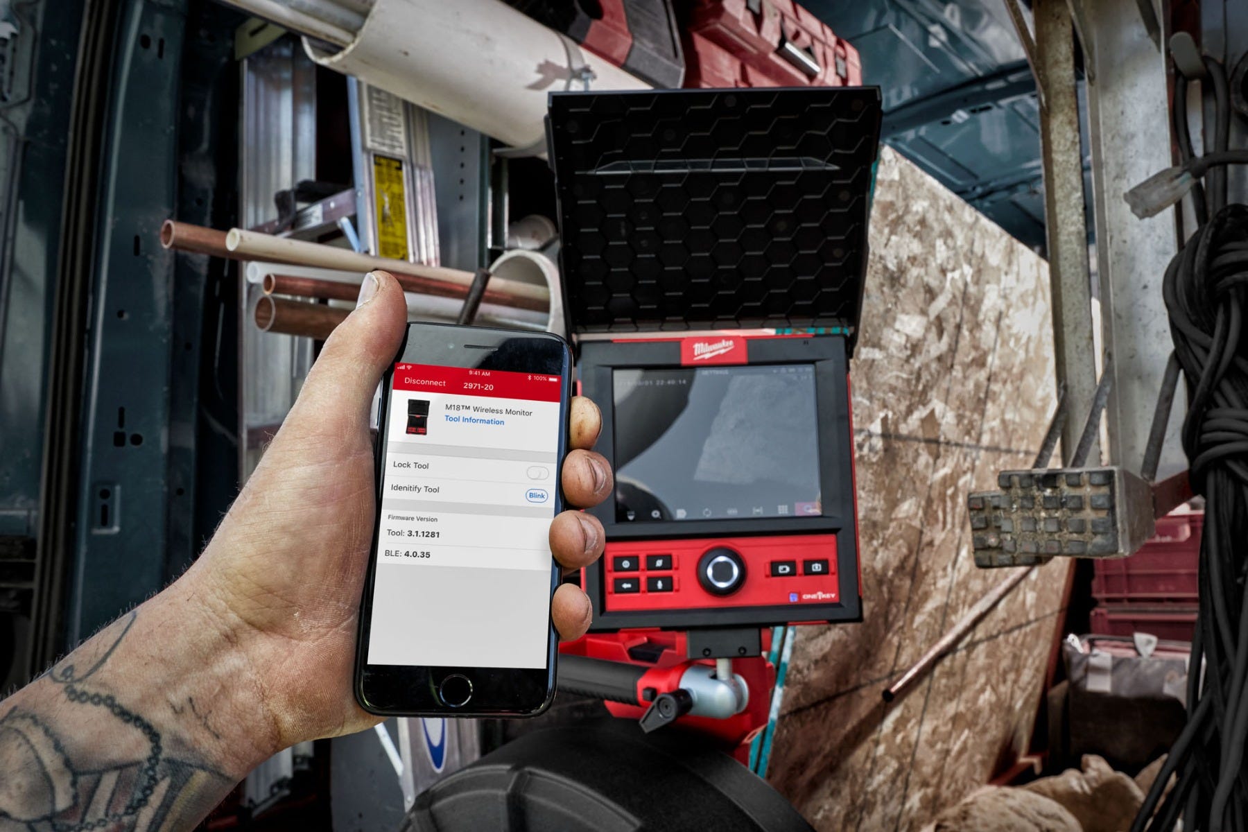Milwaukee 2971-20 M18 Wireless Monitor, Tool Only