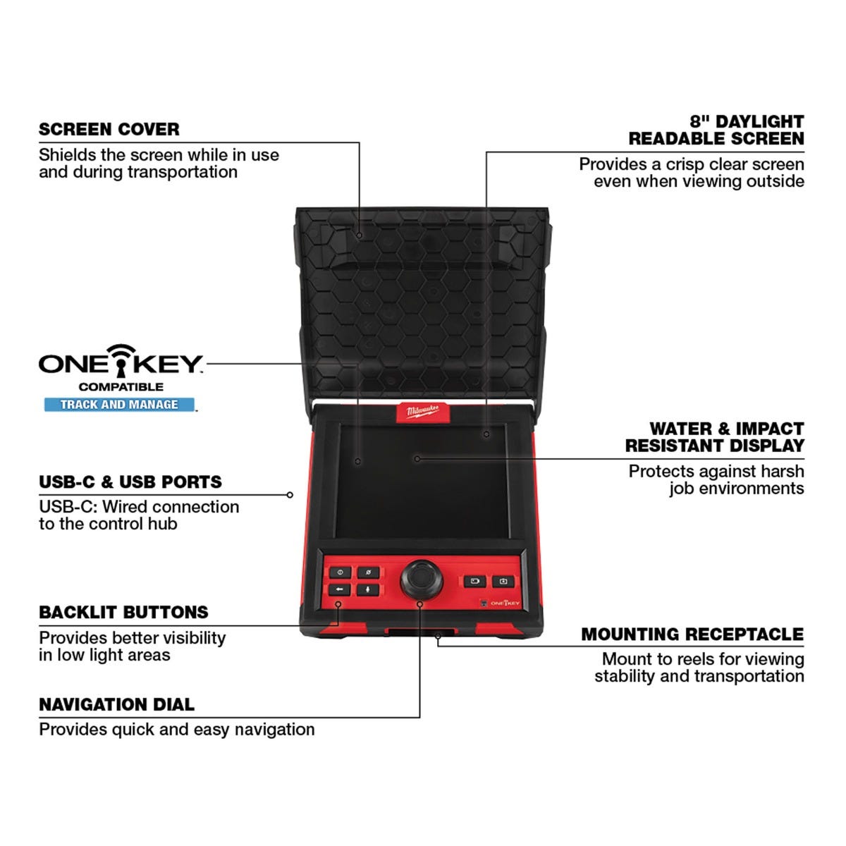 Milwaukee 2971-20 M18 Wireless Monitor, Tool Only