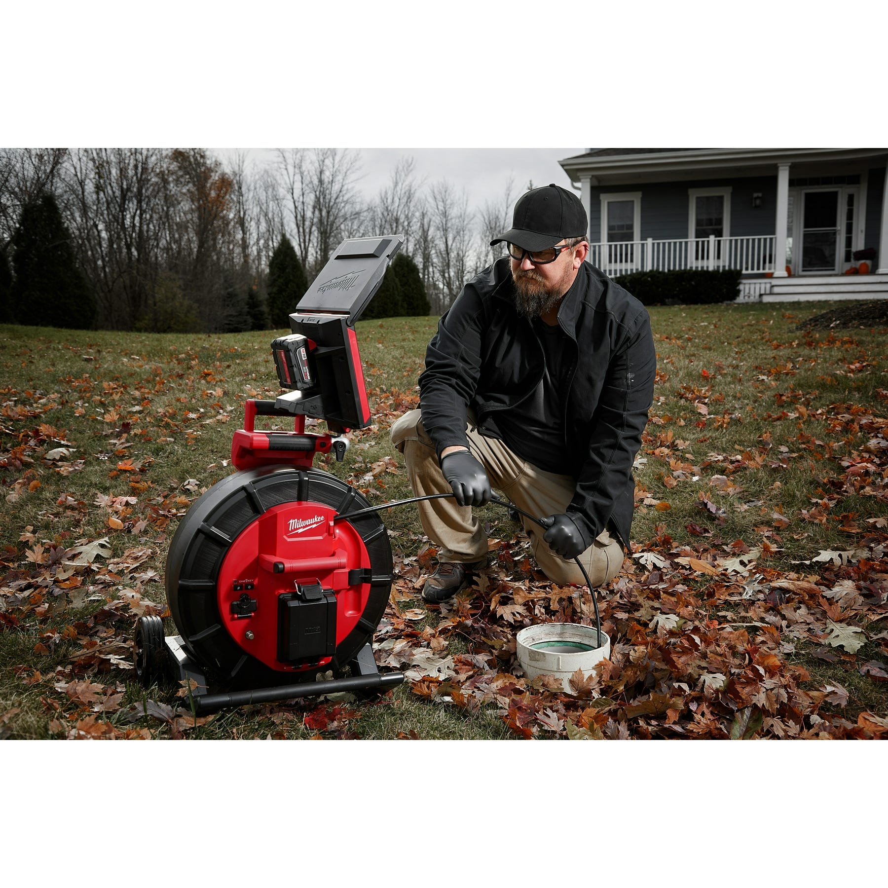 Milwaukee 2975-20 200 Mid-Stiff Pipeline Inspection Reel