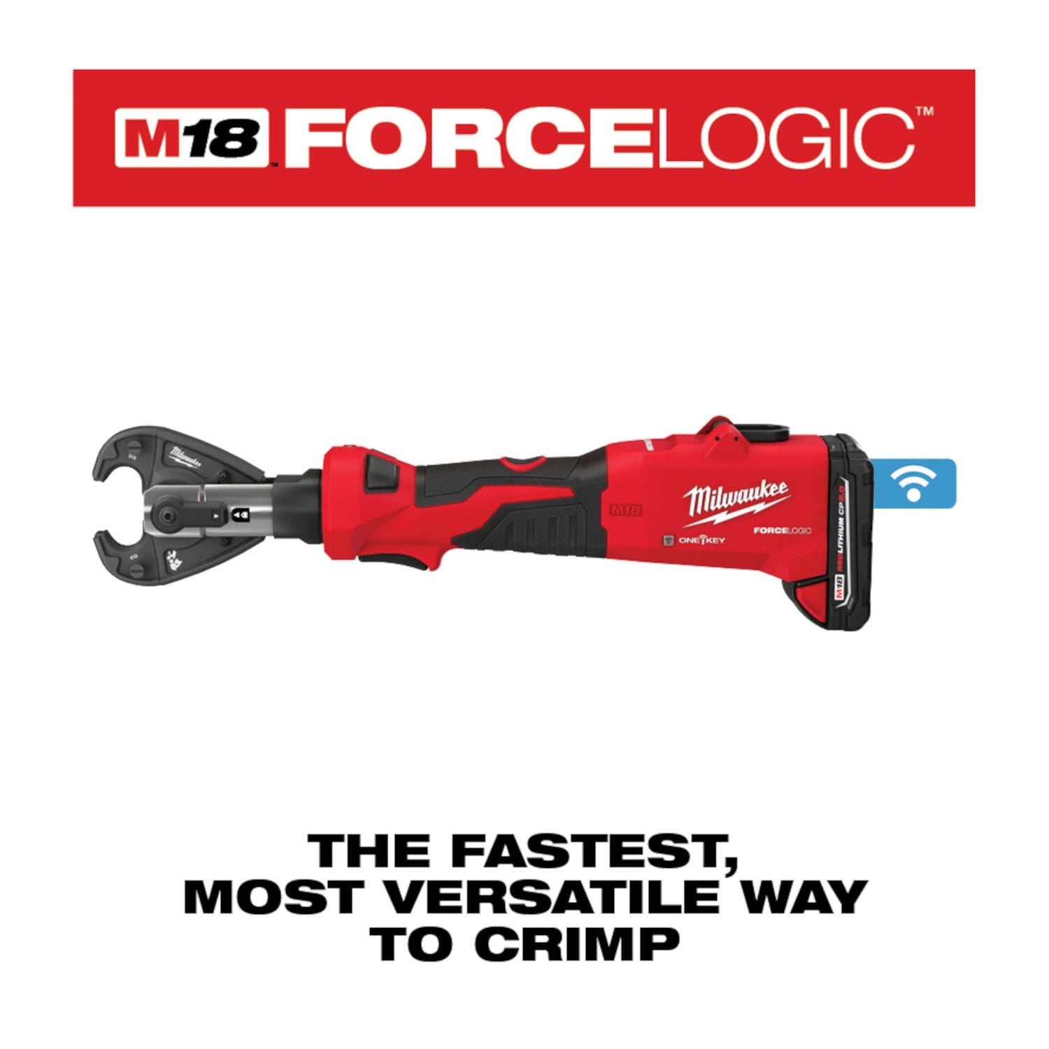 Milwaukee 2978-22 M18 FORCE LOGIC 6T Linear Utility Crimper Kit