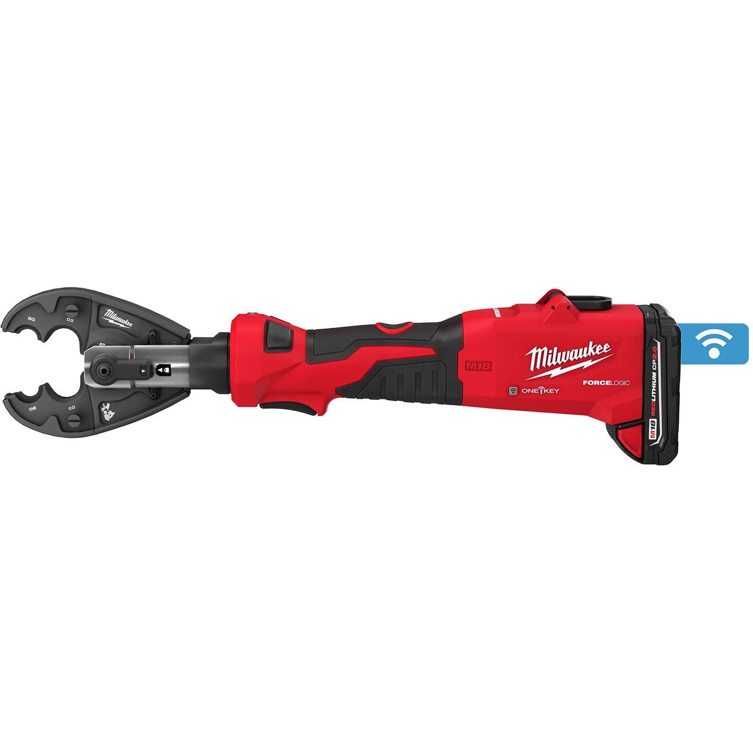 Milwaukee 2978-22BG M18 FORCE LOGIC 6T Linear Utility Crimper Kit with BG-D3 Jaw 2.0Ah Kit