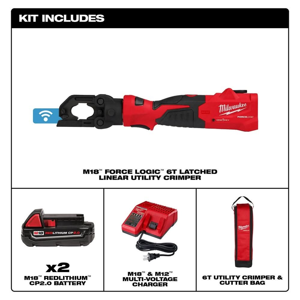 Milwaukee 2979-22 M18 FORCE LOGIC 6T Latched Linear Utility