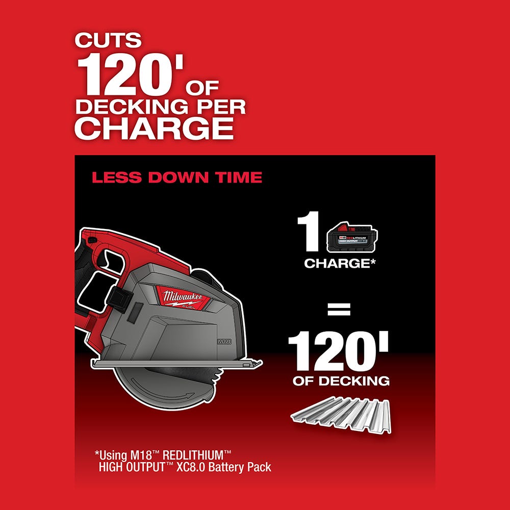 Milwaukee 2982-20 M18 FUEL 8" Metal Cutting Circular Saw, Tool Only